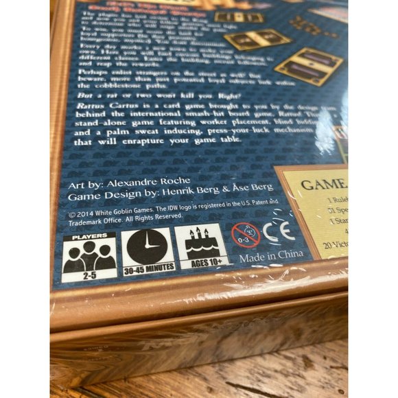Rattus Cartus Card Game by IDW Games 2 - 5 Players Ages 10+ Factory Sealed NEW - Picture 4 of 6
